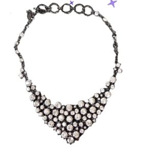 Nwot bib cz fancy necklace formal